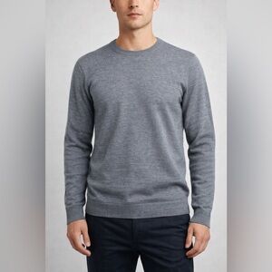 Peter Manning MERINO WOOL Sweater Preppy Pullover Casual Soft Grey Mens Size 2X